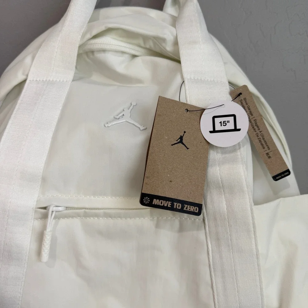 Nike Air Jordan Alpha Backpack Sail White‎ Cream NWT 28L
